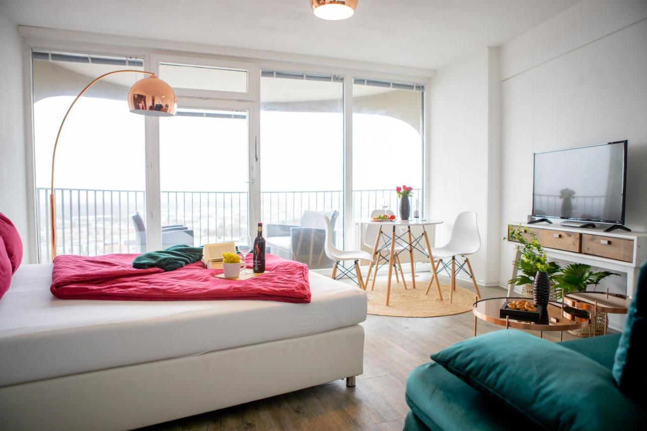 Modernes Apartment Mit Tollem Blick Ueber Die Stadt เอาก์สเบิร์ก ภายนอก รูปภาพ